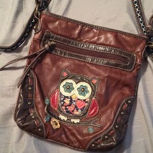 Owl crossbody purse